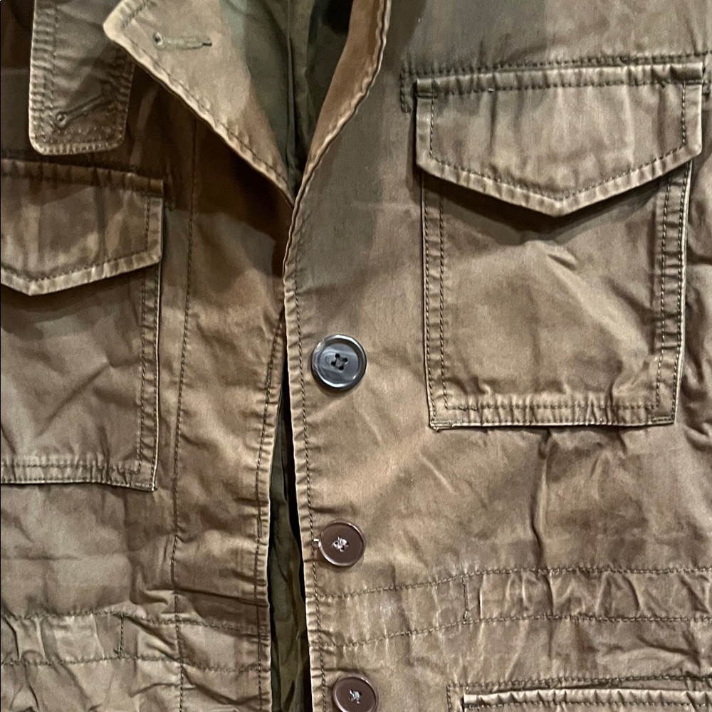 Madewell Olive Green Military Jacket - Picture 4 of 6